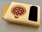 Est  e Lauder Collector   s Red Enamel Powder Compact From 1996
