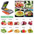 14-in-1 Vegetable Fruit Chopper Cutter Food Onion Veggie Dicer Slicer Kitchen