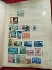 Vtg Album World Stamps Bulgaria Gb Turkey Norway Italy Stock-book Collection Lot