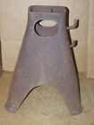Vintage Cast Iron Machine Age Base Stand Steampunk Industrial Table Pedestal Art