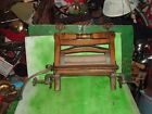 Antique 1896 Wooden Framed Clothes Wringer W  Metal Clamps Run Easy Brand No 10