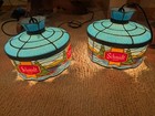 Pair Of Blue Schmidt Beer Hanging Plastic Lights - Free Shipping 
