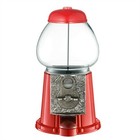 11 Inch Vintage Gumball Machine Bank Metal Base Glass Globe Toy Bank Table Top