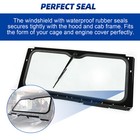 Front Glass Windshield   Aluminum Frame Fit 2019   Honda Talon 1000r 1000x