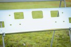 International 5900i Bumper - 16  Chrome Taper  Fog Cutouts - Paystar Hx 5500i