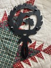 Vintage Florida Trivet Souvenir Metal State Shape   Palm Tree