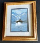 Framed   Matted B-1 Lancer Bomber Military Plane Print