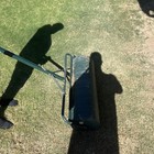 17-gallon Lawn Roller Heavy-duty Steel Push pull Sod Roller 36 x12  Black