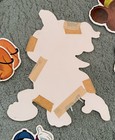 Old Disney Character Cutouts 22 Snow White Pooh Geppetto Jiminy Cricket