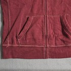Hollister Womens Large Full Zip Red Red Embrodered Logo Sweatshirt