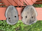 Pair Of Carved Wood African Masks