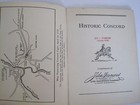 1924 Vintage Book Historic Concord Published By John Hancock Life Ins  Co 