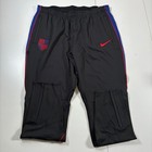 New Nike Usmnt Strike Soccer Pants Large Slim Black Dri-fit Jogger Sweatpants