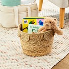 Parent s Choice Scallop Nursery Basket Made Of Natural Water Hyacinth