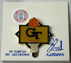 Georgia Tech Yellow Jackets Pin Basketball Gt Lapel Pin Vintage