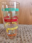 Vintage Heavy Glass W  12 Mixed Drink Recipes 8 25    Tall - Home Bar Party