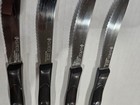 Set Of 4 Cutco  1759   Serrated Table Steak Knife Dark Brown Handle - Excellent