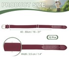 Baseball Belt Softball Belt Fit For Youth-  12 Pack  Dark Red 