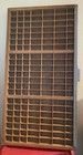 Vtg Printer s Wood Drawer Tray Letter Press Type 33  X 17  - 147 Spaces Hamilton