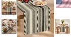 Elegant 12x72 Braided Table Runner In Black - Enhance Your Holiday Decor Today 