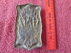 Vintage Cast Brass Door Knocker Ornate Scroll Style Antique Knocker 