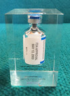 Cancer Drug   Velcade Lucite Encased Fda  Approval 2003 Promo Vial Paperweight