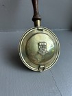 19th Century Brass   Copper Antique Primitive Bed Warmer Long Handturned Handle