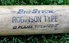 Vtg 1968 Jackie Robinson Adirondack Baseball Bat 34  Uncracked Dodgers Hof
