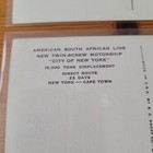 2 American South African Line Motorship Ship City Of New York Vintage Postcards