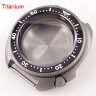 20atm Diver 44mm Titanium Watch Case Sapphire Glass For Nh34 Nh35a Nh36a Eta2824