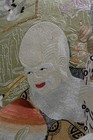 Fine Old Chinese Silk Embroidery Embroidered Shouxing Longevity God
