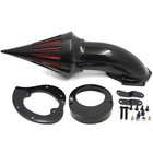Air Cleaner Intake Kit Spike For Yamaha Vstar V-star 650 86- 2012 Gloss Black 