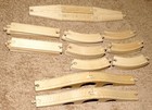 Lot Of 30 Pieces Ikea Wooden Train Track Railway Thomas Brio Compatible Clean