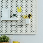  100pcs Pegboard Hook Locks Black Plastic Peg Hook Fixer Display Organizer