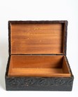 Antique Italian Renaissance Revival Tooled Leather Decorated Box