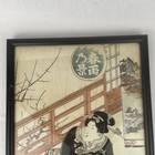 Kunisada Original 1830s Japanese Woodblock Signed 15   x10    From Edo Period