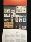 1971 Usps Special Issue Year Set W  Folio Mnh Stamps Htf