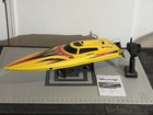 Rage Rc Velocity 800 Bl Brushless Deep Vee Brusless Plastic Boat - Yellow - Nice