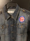 Vigoss Jeans Cubs Adorn Jacket Womens Size Medium Metal Button   s Stretch Pockets