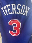Allen Iverson Autographed Signed Philadelphia 76ers Jersey Jsa Coa