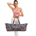 Large Yoga Mat Bag With Zipper  Straps   Pockets - Perfect For Gym Accessories