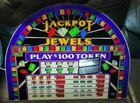 Igt Jackpot Jewels Play 100 Token Top Glass For Slot Machine Great Condition