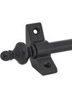 Set Of 15   Stair Carpet Rods   Urn Finial - Black   Runners Up To 70cm