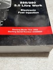 2002 Mercury 225 250 3 0 Litre Work Efi Service Manual Pub  Oct 01 90-884294
