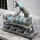 Unique Ancient Egyptian Antiquities Anubis Statue God Of Mummification Egypt Bc
