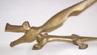 Alligator Brass Nut Cracker 
