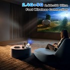 1080p Projector Bluetooth Home Theater Movie Projector 170 Ansi Movie Theater