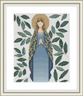 Cross Stitch Printed Pattern Whisper Pray Diy Chart Counted Needlework Dmc Color
