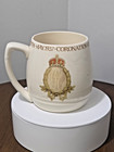 Vintage 1937 King George Vi Coronation Mug Queen Elizabeth Solian Ware England