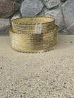 Vintage Mid-century Modern Fiberglass Two Tier Lamp Shade